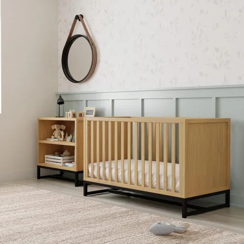 Vista 3 de DaVinci Cuna convertible Ryder 3 en 1 en miel, certificado Greenguard Gold