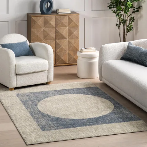 Vista 14 de Nuloom Aadhya - Alfombra geométrica de 2 x 8 pies para sala de estar, dormitorio, comedor, entrada, pasillo, color marrón claro