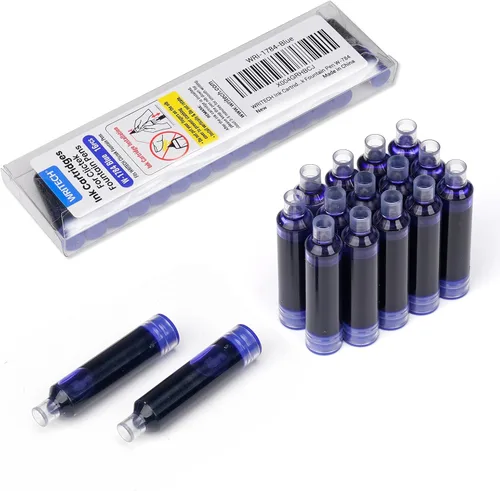 Vista 6 de WRITECH W-1784 Cartucho de tinta azul: 16ct para pluma estilográfica