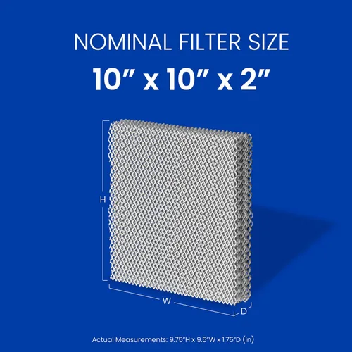 Vista 3 de Filtro de repuesto de panel de agua AprilAire 10 para humidificador AprilAire para toda la casa modelos 110, 220, 500, 500A, 500M, 550, 550A, 558