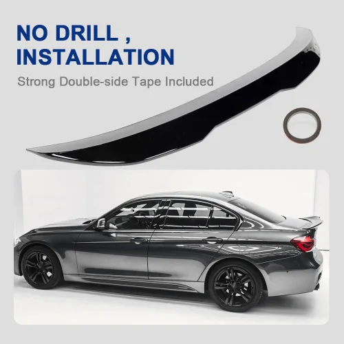 Vista 5 de Alerón de maletero para BMW Serie 3 F30 2013-2018 y F80 M3 2014-2018