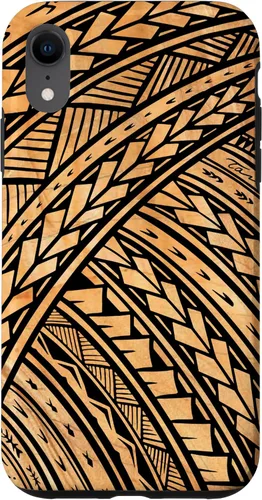 Vista 25 de Polynesian Art Island Inspired Case for iPhone 17