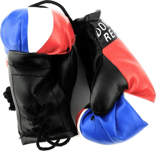 Vista 2 de Mini guantes de boxeo colgantes para espejo de coche (República Dominicana)
