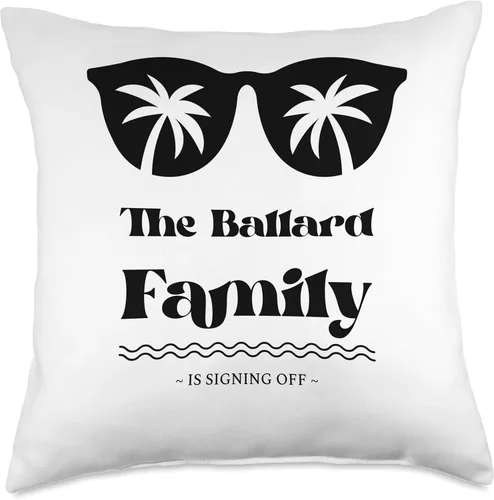 Vista 4 de YO MINUS Ballard Vacation Matching Family Group - Almohada de 16 x 16 pulgadas, multicolor
