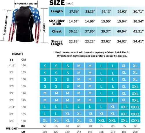 Vista 4 de color cosplayer Camiseta de compresión de manga larga para hombre, protección solar UPF 50+