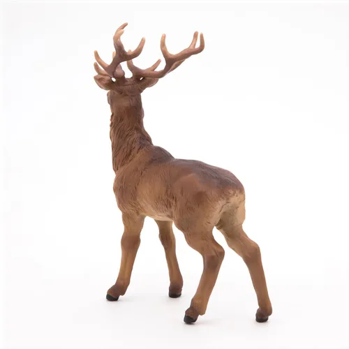 Vista 9 de Papo -Pintado a mano - Figura -Wild Animal Kingdom - Ciervo -53008 -Coleccionable - para Niños - Adecuado para niños y niñas- a partir de 3 años