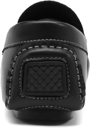 Vista 5 de VANDESK Mocasines casuales para hombre, mocasines suaves para hombre, ligeros, para conducir, barco, zapatos de oficina, zapatos de vestir blancos
