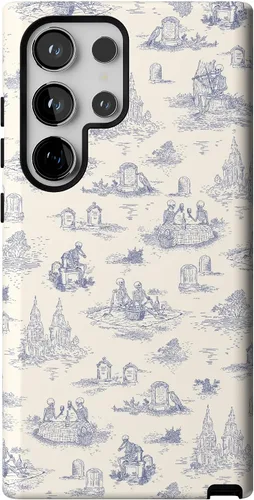 Vista 285 de Casely Funda para Galaxy S9 Postura de cadáver Yoga de esqueleto Diseño protector delgado esencial de doble capa