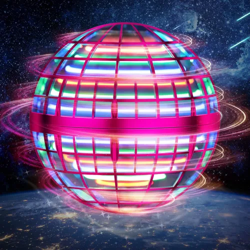Vista 10 de LEMATRIX Juguete de bola de orbe volador, bola flotante Boomerang Fly Fidget Spinner, juguetes geniales regalos para niños de 6 7 8 9 10 11 12 años