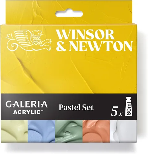 Vista 9 de Winsor & Newton Galeria - Set de pintura acrílica, 5 tubos de 60ml (2-oz), Metálico Introductory Acrylic Paint made with Professional Pigments