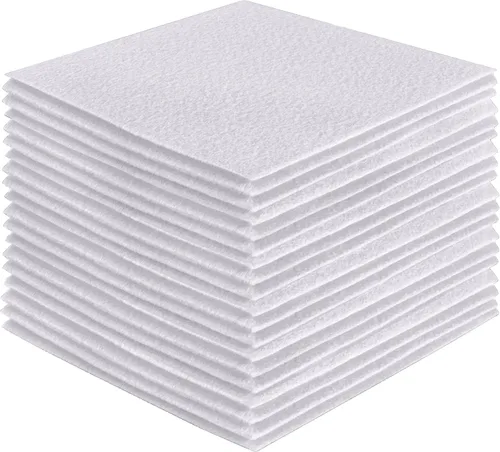 Vista 85 de FabricLA Hojas de fieltro acrílico para manualidades, cuadrados de fieltro precortados suaves de 4 x 4 pulgadas (3.9 in x 3.9 in), utiliza hojas