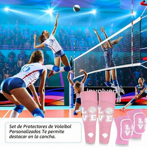 Vista 5 de Ramede - Juego de 1 rodilleras y mangas de voleibol para voleibol