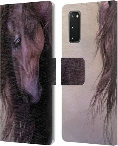 Vista 30 de Head Case Designs Officially Licensed Laurie Prindle A Morgan Christmas Western Stallion Leather Wallet Case Compatible with Samsung Galaxy A07 4G