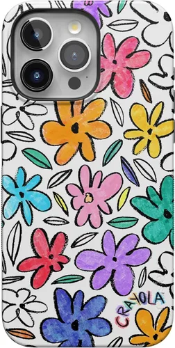 Vista 135 de Funda Casely para iPhone 15 Pro Max Todas las sonrisas Adhesivo de cara sonriente Compatible con MagSafe Diseño protector audaz