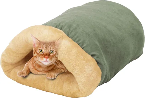 Vista 9 de Cama para gatos 4 en 1 con autocalentamiento para dormir, cueva