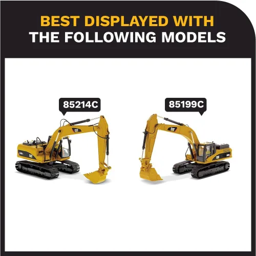 Vista 7 de Diecast Masters Excavadora hidráulica Caterpillar 320D L con martillo - Core Classics Series 85280C