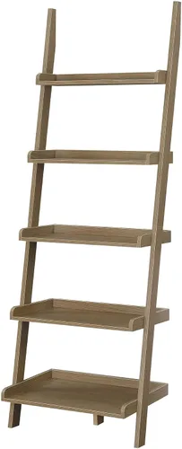 Vista 13 de Escalera para librero. De Convenience Concepts American Heritage, Madera Sólida, Negro