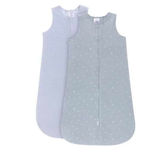 Vista 12 de Ely's & Co. Manta de algodón para bebé, saco de dormir de algodón 0-3,3-6, 6-12, 12-18 meses, juego de 2 unidades para bebé niño y niña, rosa, azul
