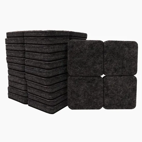 Vista 16 de SOFTTOUCH 4799095N Almohadillas de Fieltro para Muebles de Servicio Pesado de 1 Pulgada para Proteger Pisos de Madera Dura de Arañazos, Negro, 48