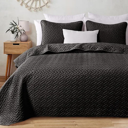 Vista 7 de Exclusivo Mezcla Quilts - Juego de ropa de cama tamaño King, color rosa Cuadrícula Rosa