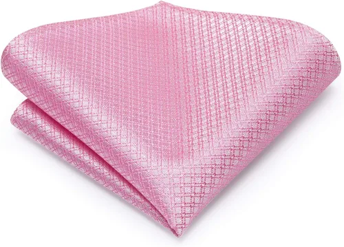 Vista 48 de Dubulle Corbata tejida de cachemira para hombre y gemelos de pañuelo para hombre, conjunto de gemelos para boda formal y negocios