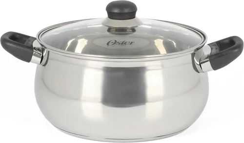 Vista 3 de Oster Rametto - Juego de ollas y sartenes de acero inoxidable con herramientas de cocina