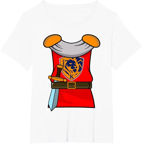 Vista 41 de Disfraz medieval de caballero de Halloween para adultos y niños, Negro, S