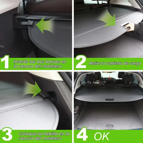 Vista 4 de Funda de carga para Subaru XV Crosstrek 2012 2013 2014 2015 2016 2017 Funda para maletero trasero para Subaru Impreza 2013 2014 2015 2016 Funda