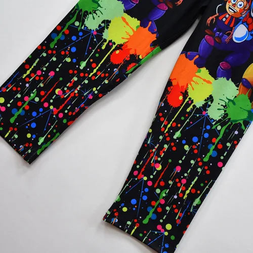 Vista 6 de Conjunto de pantalones para niños, conjunto de camisa gráfica de manga larga para disfraz