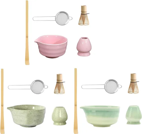 Vista 6 de 5Pcs Ceramic Whisking Bowl Set, Balloon, B