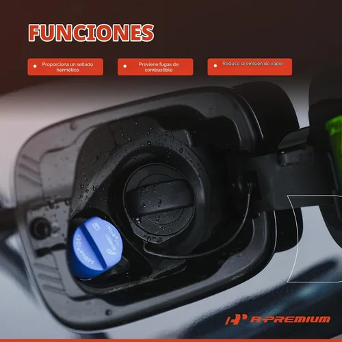 Vista 5 de A-Premium Tapa de Combustible con Cierre Tapa de Combustible 5278655AA Compatible con Dodge Jeep Ram Chrysler - Grand Caravan, Ram 1500, Caravan