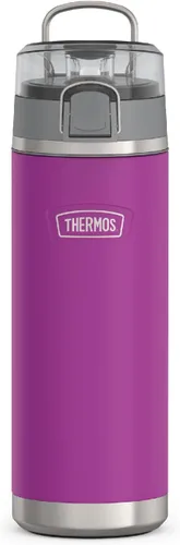 Vista 15 de THERMOS ICON SERIES, botella de agua de acero inoxidable con boquilla, 24 onzas, color verde alpino, botella de agua aislada al vacío con tapa
