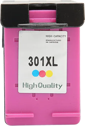 Vista 10 de Cartuchos de tinta de repuesto para HP 301XL, cartuchos de impresión en color negro para Envy para OfficeJet para DeskJet, fácil de instalar