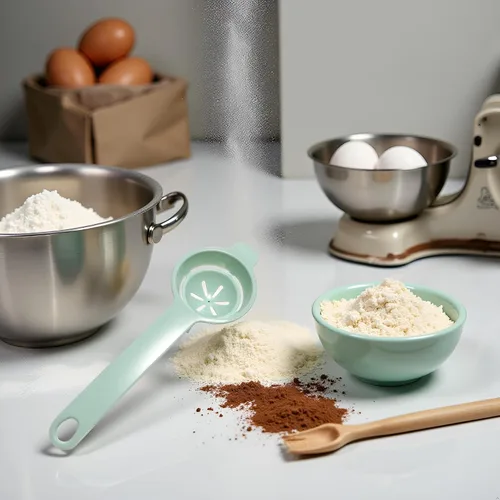 Vista 3 de Herramienta separadora de yema de huevo verde claro, herramienta de cocina para hornear huevo de grado alimenticio, herramientas de cocina de huevo