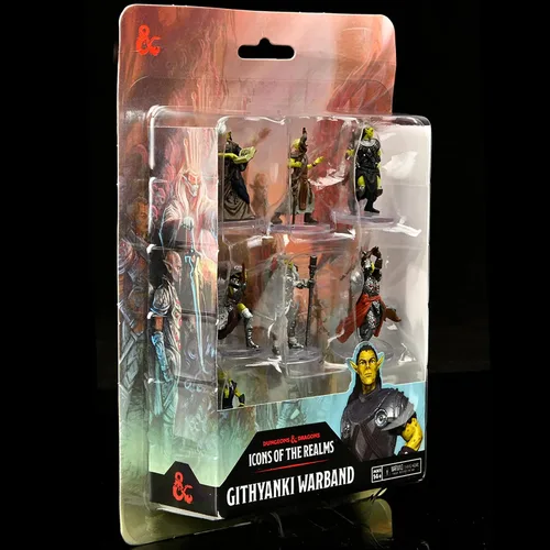 Vista 4 de Dungeons & Dragons D&D Icons of the Realms: Githyanki Warband - Juego de 7 figuras prepintadas, miniaturas RPG