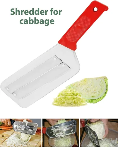 Vista 2 de Cabbage chopper Cuchillo de cocina Slicer Trituradora Cortador de chucrut Rallador de ensalada de col