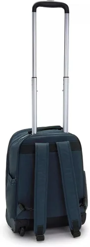 Vista 2 de Kipling Gaze - Mochila grande con ruedas para mujer, Tonal azul real