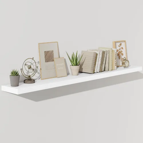 Vista 18 de Fun Memories Estantes flotantes – Estante de pared de 9.3 pulgadas de profundidad para decoración y almacenamiento – Estantería de exhibición