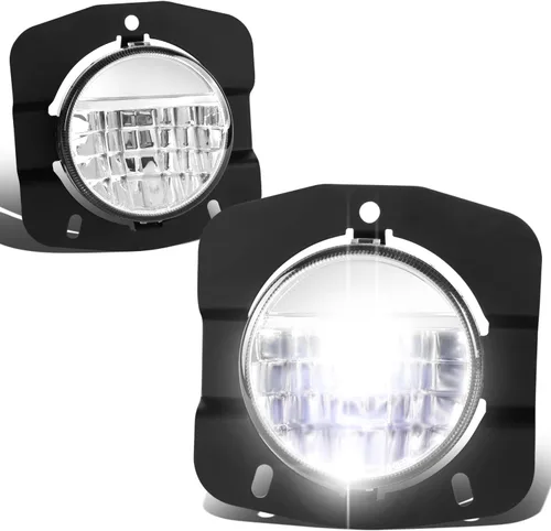 Vista 12 de DNA MOTORING FL-HAY-015-BK - Par de faros antiniebla de proyector LED completo compatibles con Kenworth T680 2011-2022, lente transparente negra