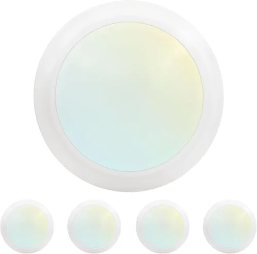 Vista 19 de LUXRITE Lámparas de disco LED de 6 pulgadas, lámpara de techo de montaje empotrado regulable, 5CCT seleccionables 2700K 3000K 3500K 4000K 5000K