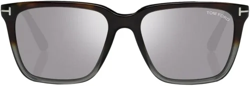Vista 2 de Tom Ford gafas de sol Garrett (FT0862-S 56C) - lentes, Havana & Grey Front W. Paladio Templos Humo L