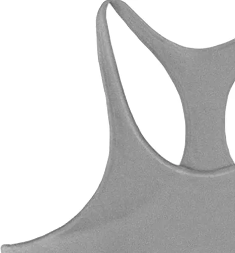 Vista 4 de Camiseta sin mangas para hombre, cuello redondo, holgada, con espalda cruzada, talla grande, para entrenamiento, fisicoculturismo, fitness