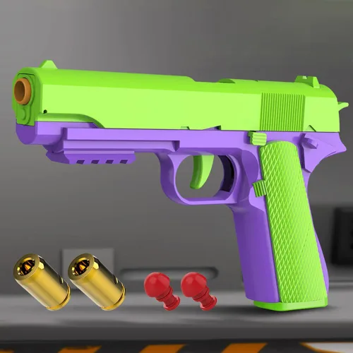 Vista 7 de Dreamplay Balas de juguete de repuesto, 100 balas y 6 accesorios de pistola de juguete de concha