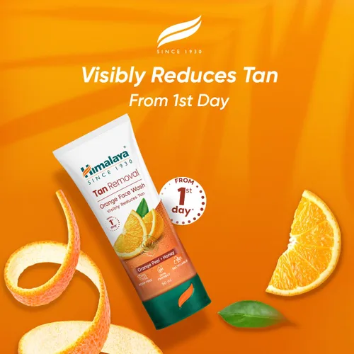 Vista 3 de Himalaya Lavado facial naranja eliminación de bronceado, 1.7 fl oz