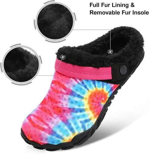 Vista 5 de Besroad - Pantuflas mullidas para mujer y hombre, esponjosas, cómodas, de espuma viscoelástica, para dormitorio
