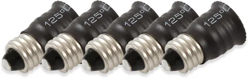 Vista 5 de ELECTOP Adaptador de base de bombilla LED E11 a E12, convertidor de lámpara de enchufe de luz (paquete de 5)