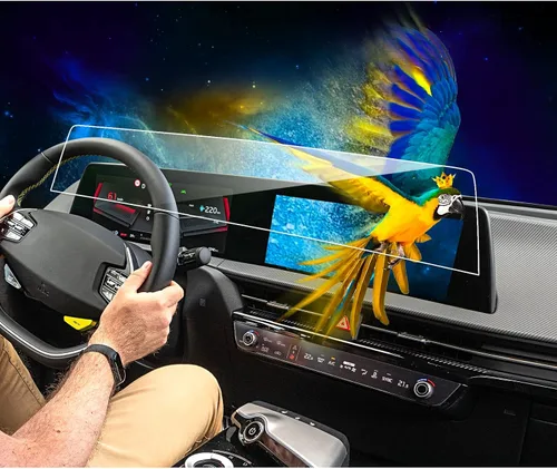 Vista 7 de 2 protectores de pantalla para Kia Seltos 2026 2025 2024 2024 para Kia Seltos 2024 de 10.25 pulgadas, doble pantalla panorámica compatible con Kia