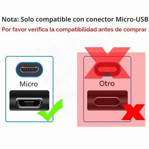 Vista 2 de Cargador de pared rápido Cable de carga USB para Motorola Moto E6 E4 E4 Plus E5 Play E5 E5 Plus E5 Plus E5 Supra, G5 G5S G4 Plus/Play, G6 Forge G6