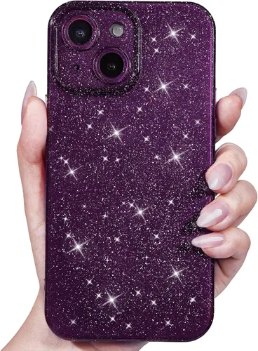 Vista 83 de Svanove Funda para iPhone 11 con Purpurina, Brillante Femenina Linda con Brillo Resplandeciente Reluciente Luminosa Funda de Teléfono para Mujeres