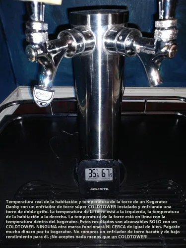 Vista 7 de Kegerator Super Tower, enfriador (actualizado para máxima refrigeración)